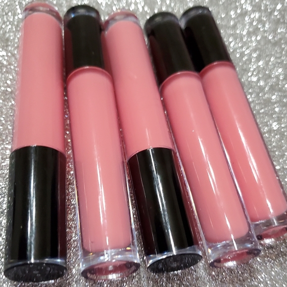 Strawberry Pink Ice Cream Nude Lipgloss Lipstick - Picture 3 of 8